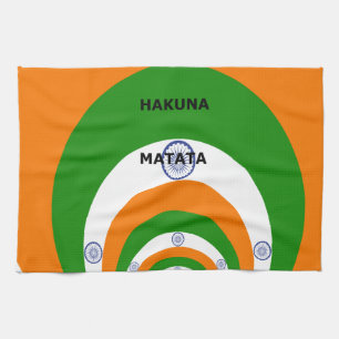 India HAKUNA MATATA Tea Towel
