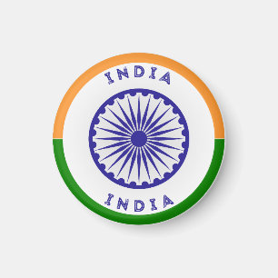 India Heritage Emblem Magnet