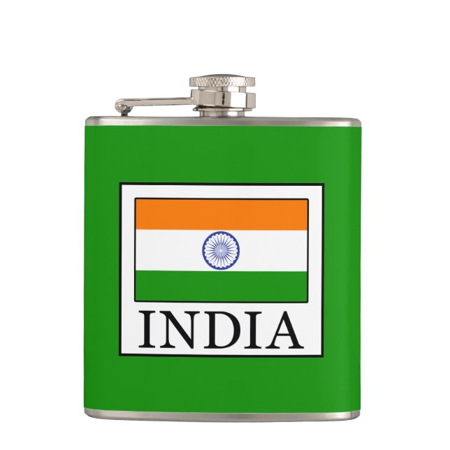 India Hip Flask (Front)