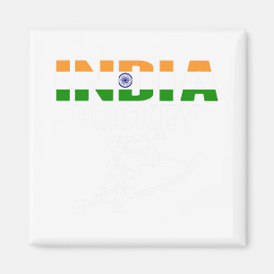 India Ice Hockey Fans Jersey - Support Indian Hock Magnet
