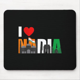 India Independence Day 15 August 1947 Indian Flag Mouse Pad