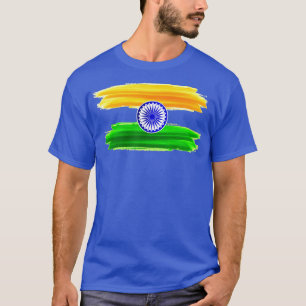 India Independence Day 15 August 1947 Indian Flag  T-Shirt