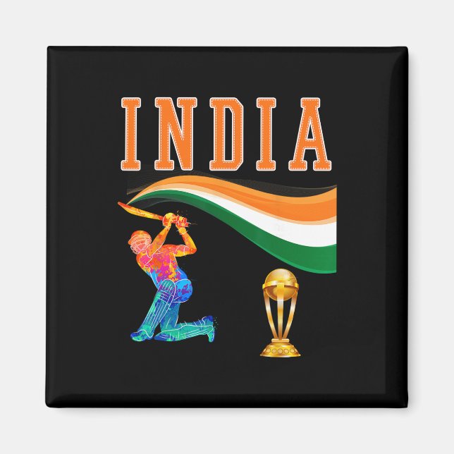 India Indian Cricket Team Jersey  Magnet (Front)