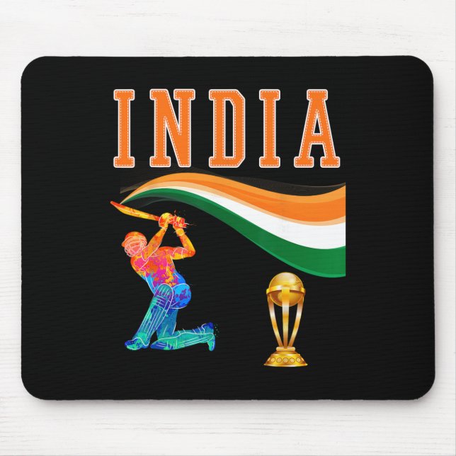 India Indian Cricket Team Jersey  Mouse Pad (Front)