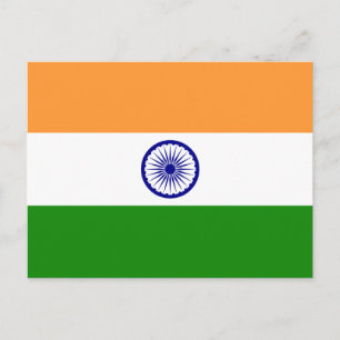 India – Indian National Flag Postcard