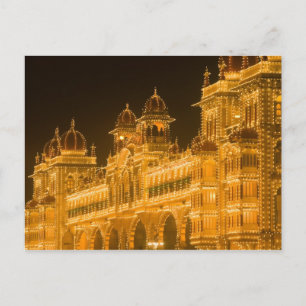 INDIA, Karnataka, Mysore : Majaraja's Palace (b. 2 Postcard