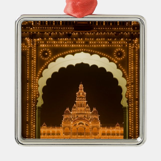 INDIA, Karnataka, Mysore : Majaraja's Palace (b. 3 Metal Ornament (Front)