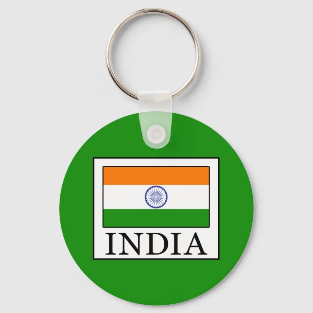 India Key Ring (Front)