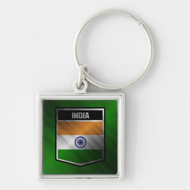 India Key Ring (Front)