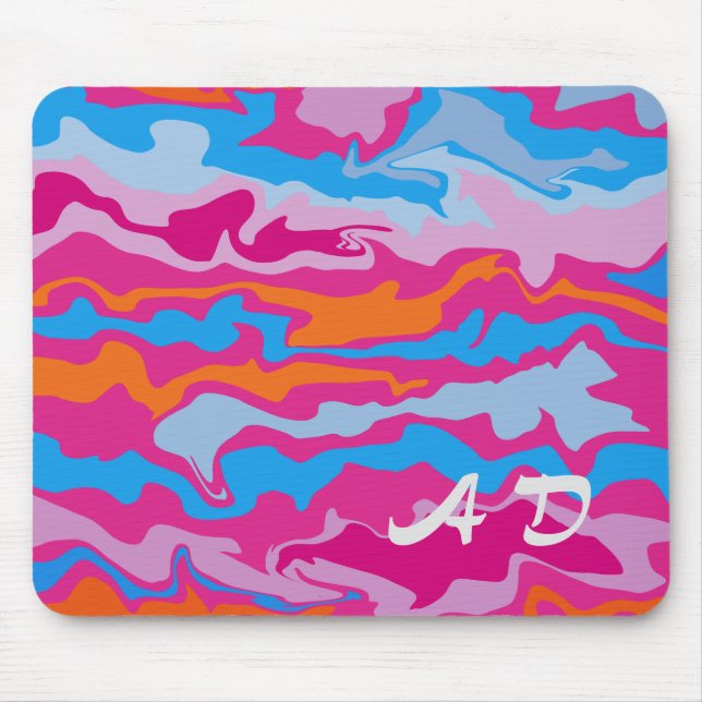 India - Liquify Design Mouse Pad (Front)