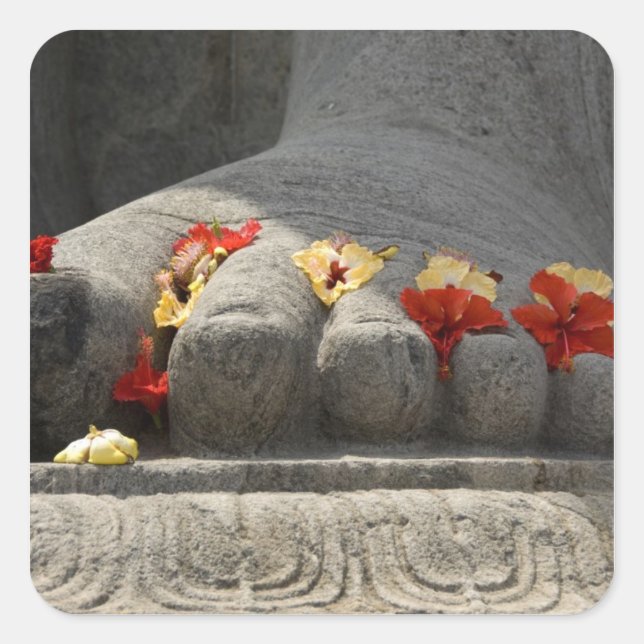 India, Mangalore, Karkala. Jains religion Square Sticker (Front)