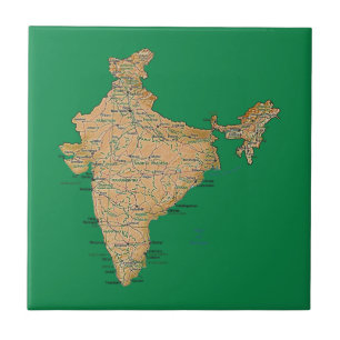 India Map Tile