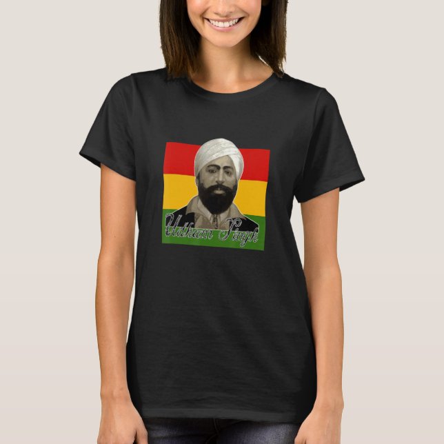 India Martyr Independence Revolutionary Design T-Shirt (Front)
