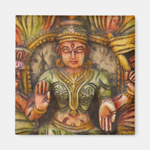 India Meditation Magnet