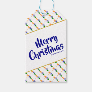 INDIA Merry Christmas Custom Christian Scripture Gift Tags