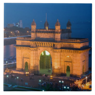 INDIA, Mumbai (Bombay): Gateway of India / Ceramic Tile