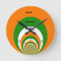 India National Flag Colours Design with "Hakuna Ma