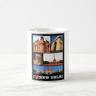 India - New Delhi - I Love - Coffee Mug