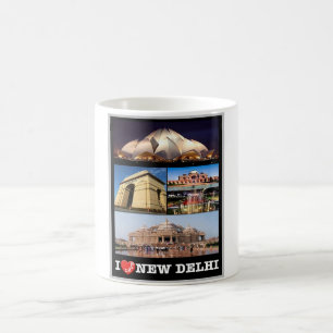 India - New Delhi - I Love - Coffee Mug