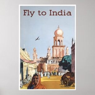 India Painting Travel Poster Indian Art PrintA