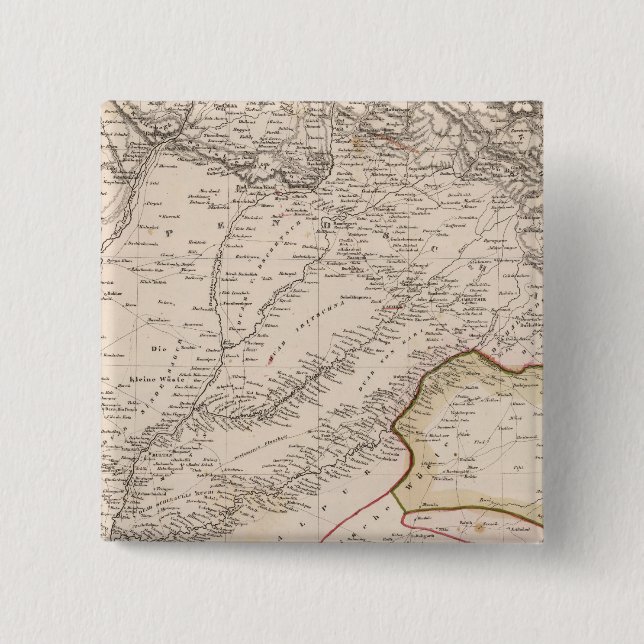 India, Pakistan 15 Cm Square Badge (Front)