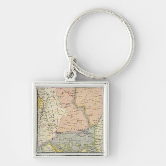India, Pakistan Key Ring (Front)
