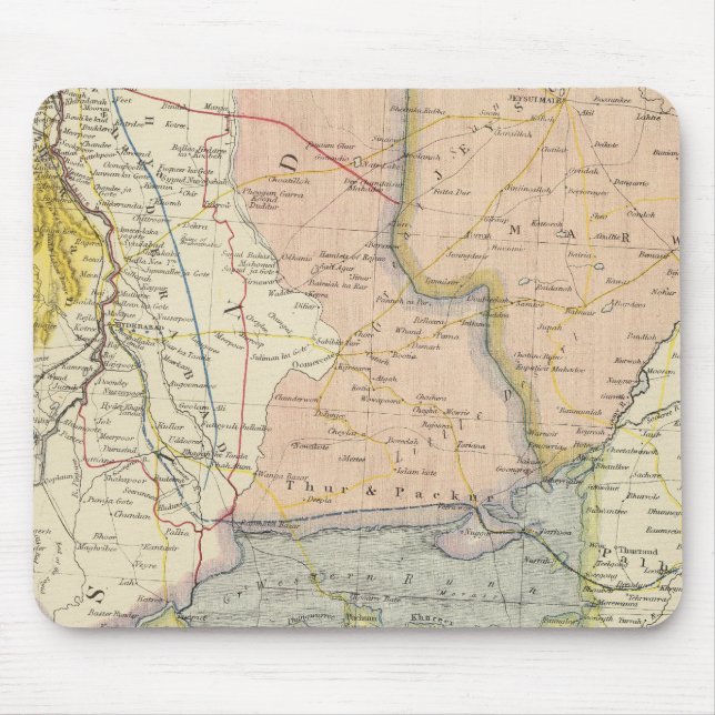 India, Pakistan Mouse Pad (Front)