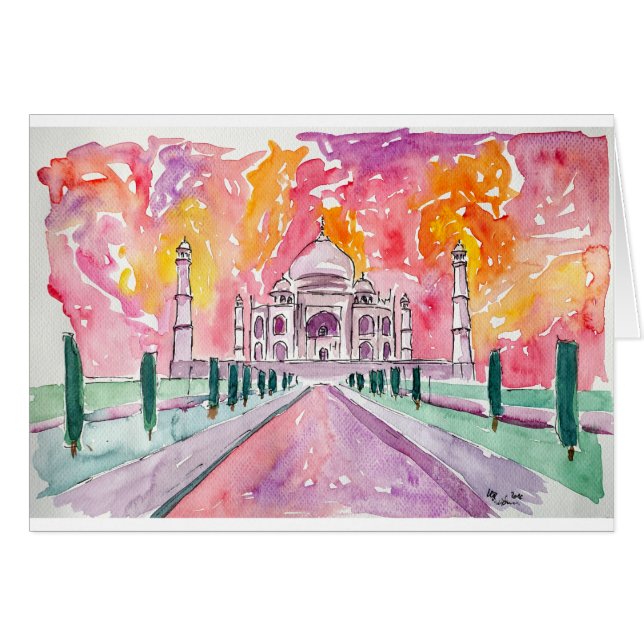 India palace at sunset (Front Horizontal)