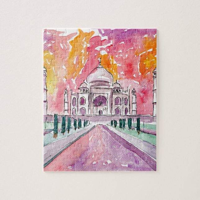 India palace at sunset jigsaw puzzle (Vertical)