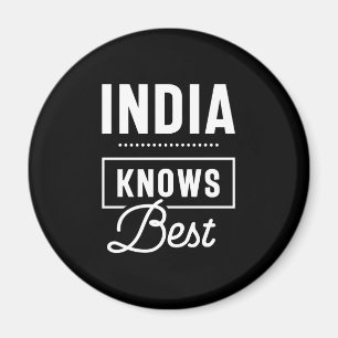 India Personalised Name Birthday Gift Magnet