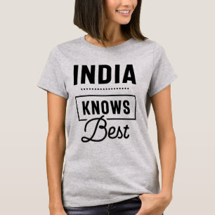 India Personalised Name Birthday Gift T-Shirt