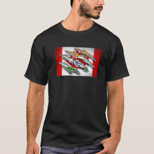 India Proud Flag Day Hindi Sikh Canada Canadian Sc T-Shirt