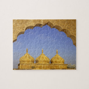 India, Rajasthan, Jaisalmer. Sandstone domes Jigsaw Puzzle