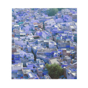 INDIA, Rajasthan, Jodhpur: Blue City of Jodhpur Notepad