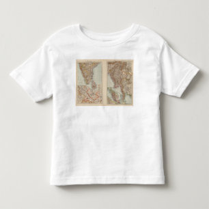 India South, Burma, Malay Peninsula Toddler T-Shirt