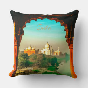 India Taj Mahal Cushion