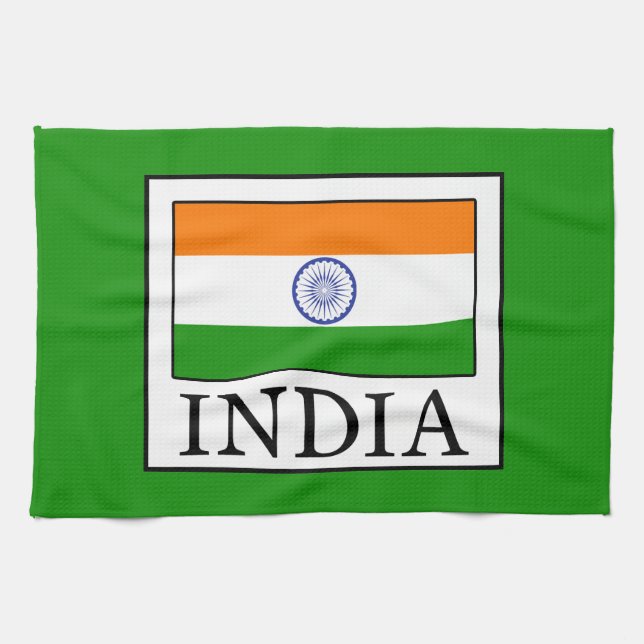 India Tea Towel (Horizontal)