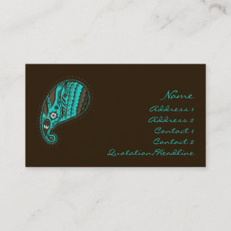 India! Teal • Profilecard Business Card