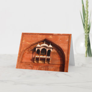 India Temple Wall Card