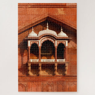 India Temple Wall Jigsaw Puzzle