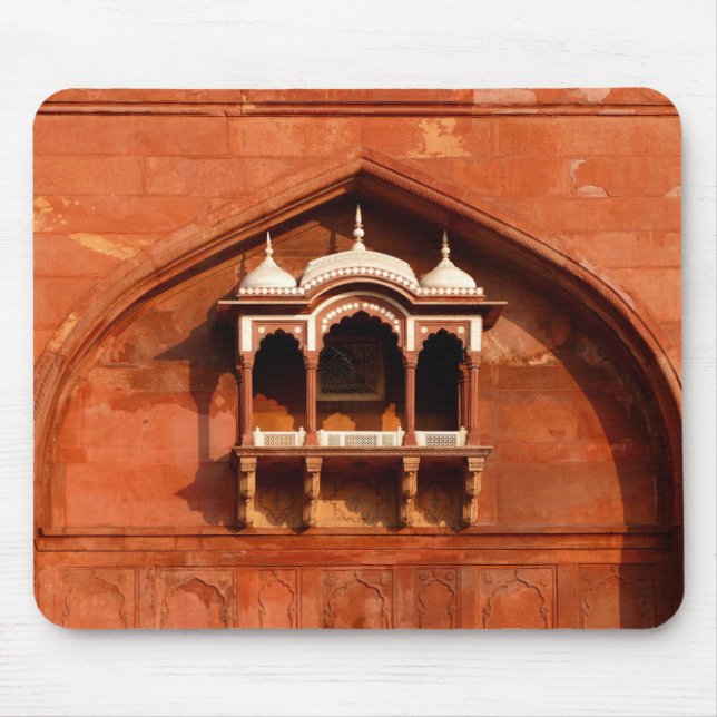 India Temple Wall Mouse Pad (Front)