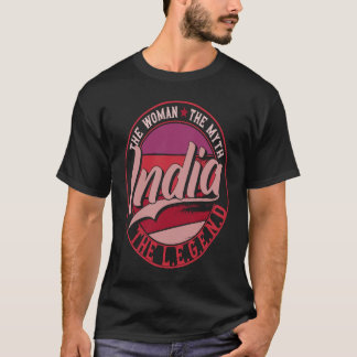 India the Lady of Myth the Legend T-Shirt