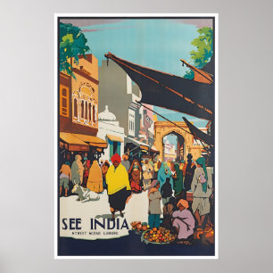 India Travel Art Lahore Poster Indian Print