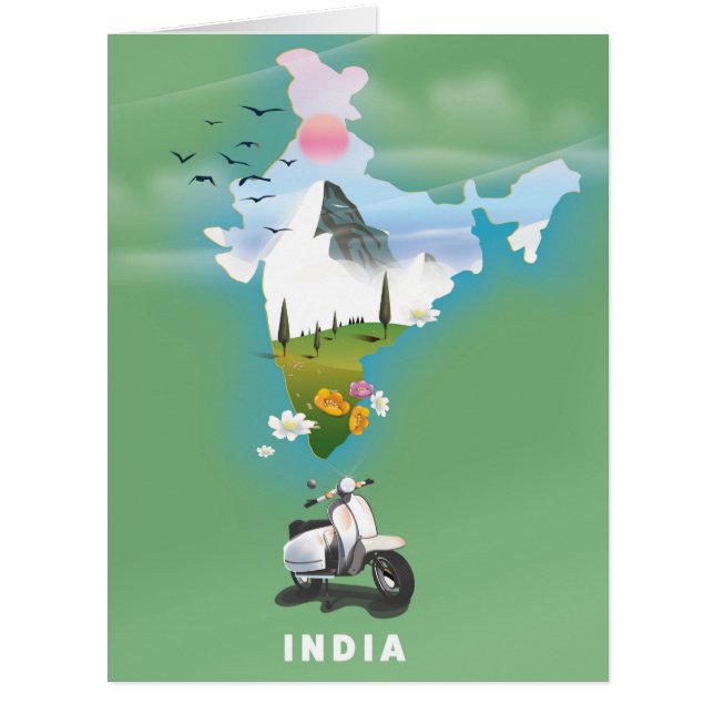 India travel poster (Front)