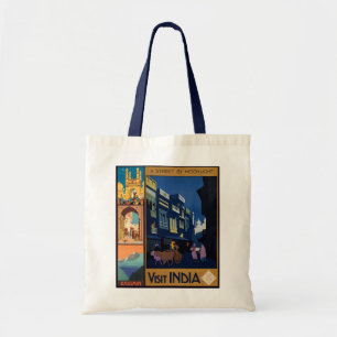 India Travel Poster collage bags