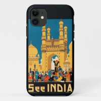 India Travel Poster iPhone case
