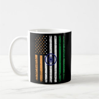 India Usa Flag 4Th Of July Patriotic American Indi Coffee Mug