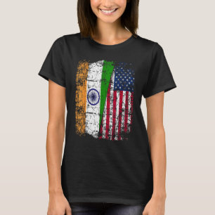 India USA Flag - Indian American T-Shirt
