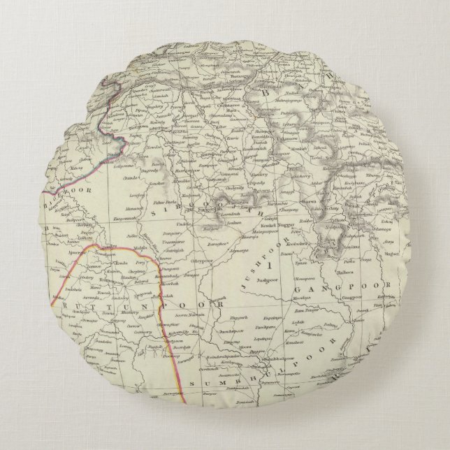 India VII Round Cushion (Front)
