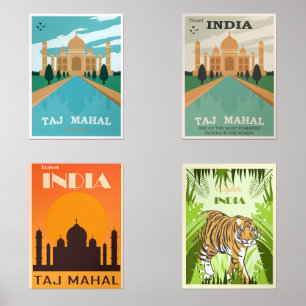 India vintage posters